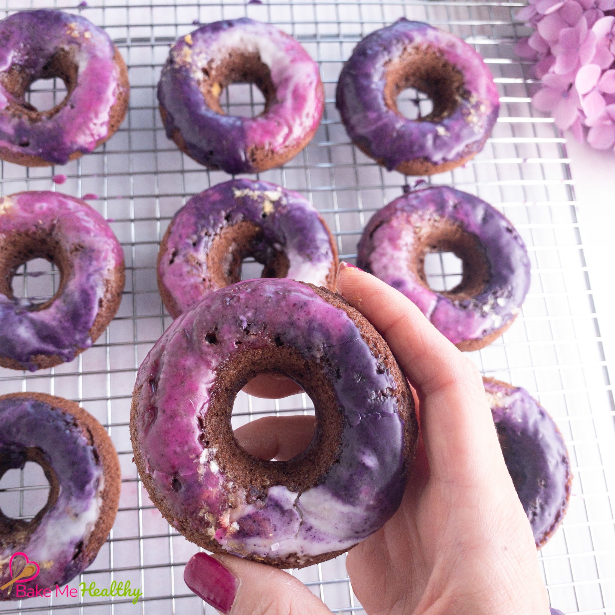 Galaxy Sweet Potato Donuts