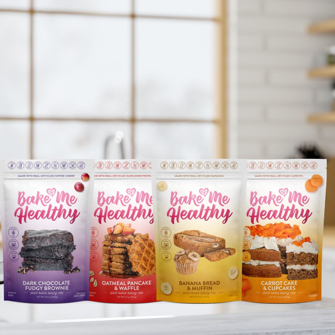 Oatmeal Pancake & Waffle Plant-Based Baking Mix - Bake Me Healthy