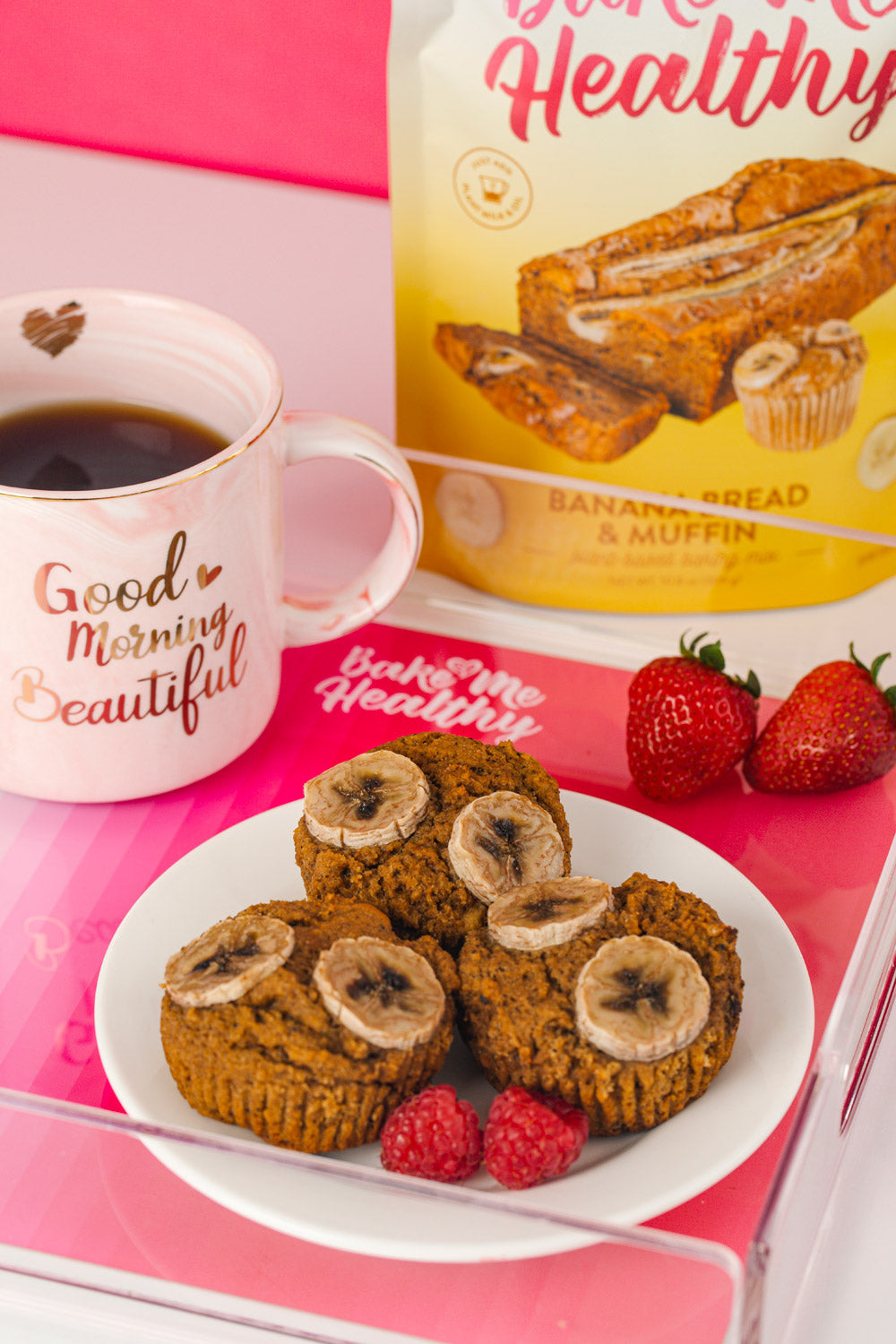 Bake Me Healthy Banana Bread & Muffin Mix Gluten-Free, Vegan, Top 9 Allergen Friendly, Upcycled, Sustainable