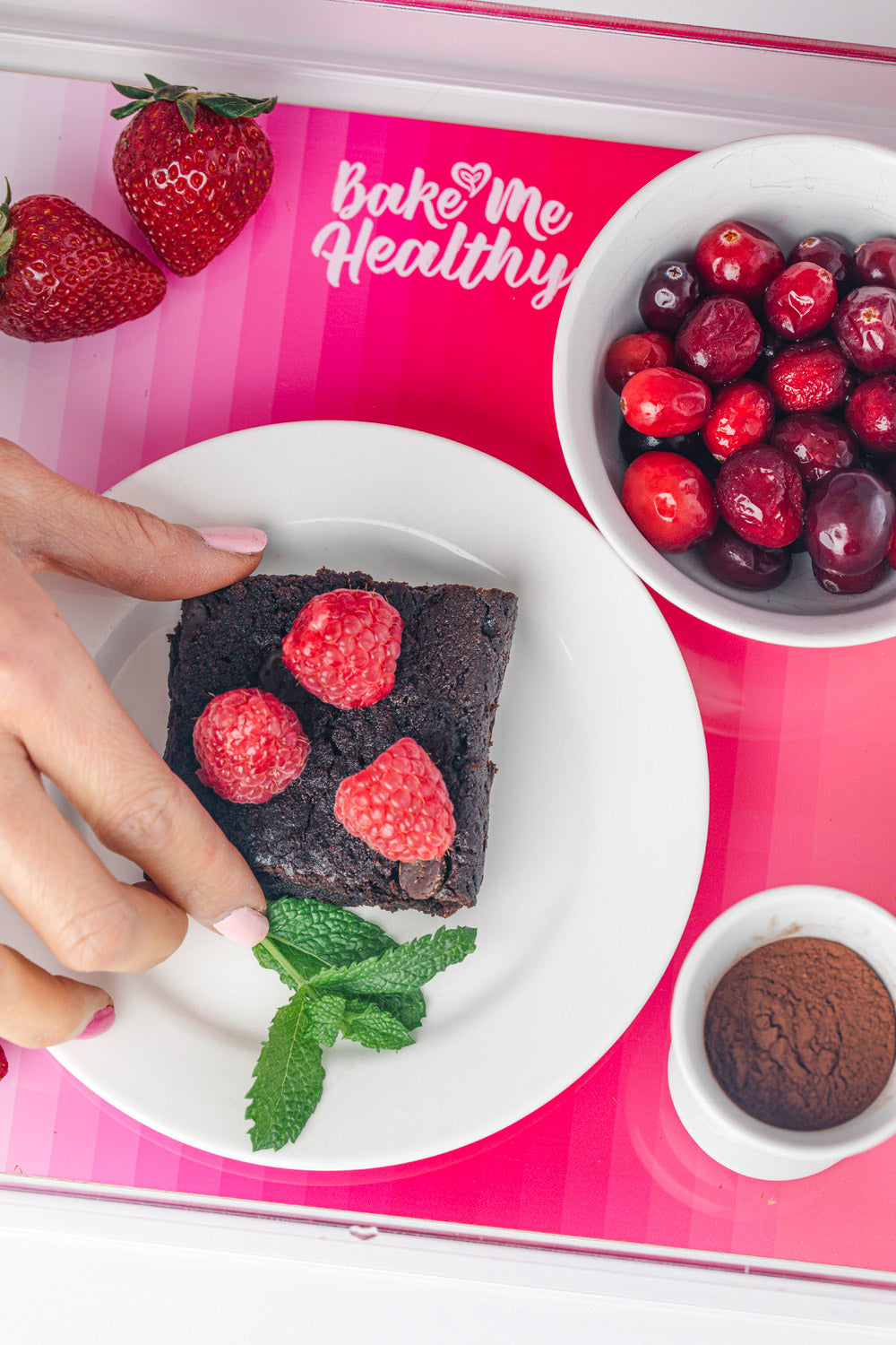 Bake Me Healthy Allergy-Friendly Dark Chocolate Fudgy Brownie Plant-Based Baking Mix