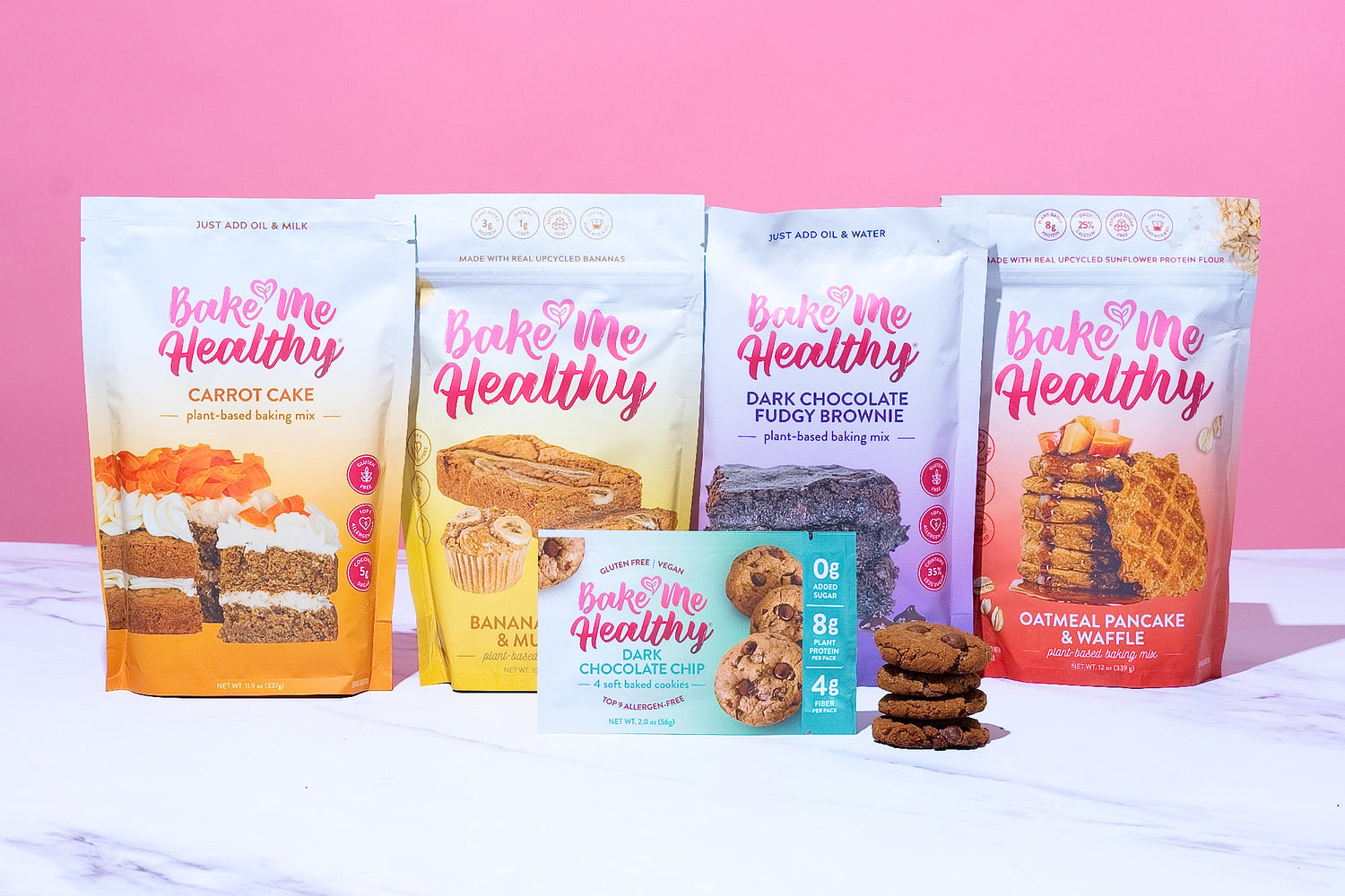 Delicious Allergy Planet- Friendly, Sustainably Made Baking Mixes and Dark Chocolate Chip Cookies from Bake Me Healthy