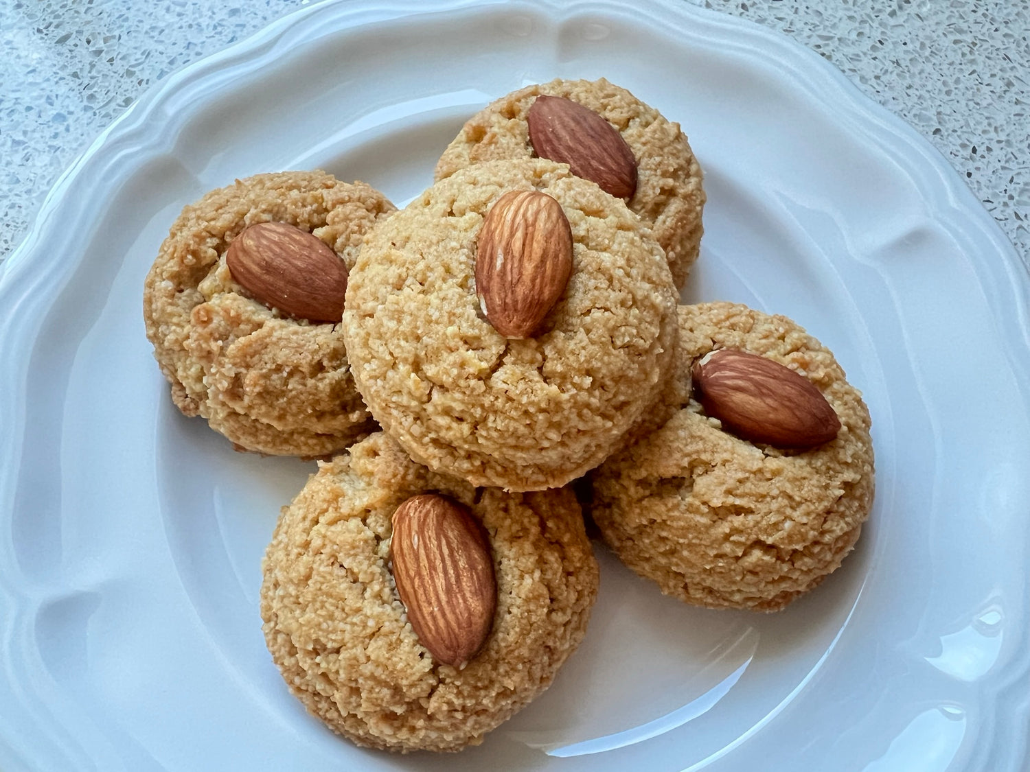 Almond Cookies - Gluten-Free, Dairy-Free, Vegan, Refined Sugar-Free
