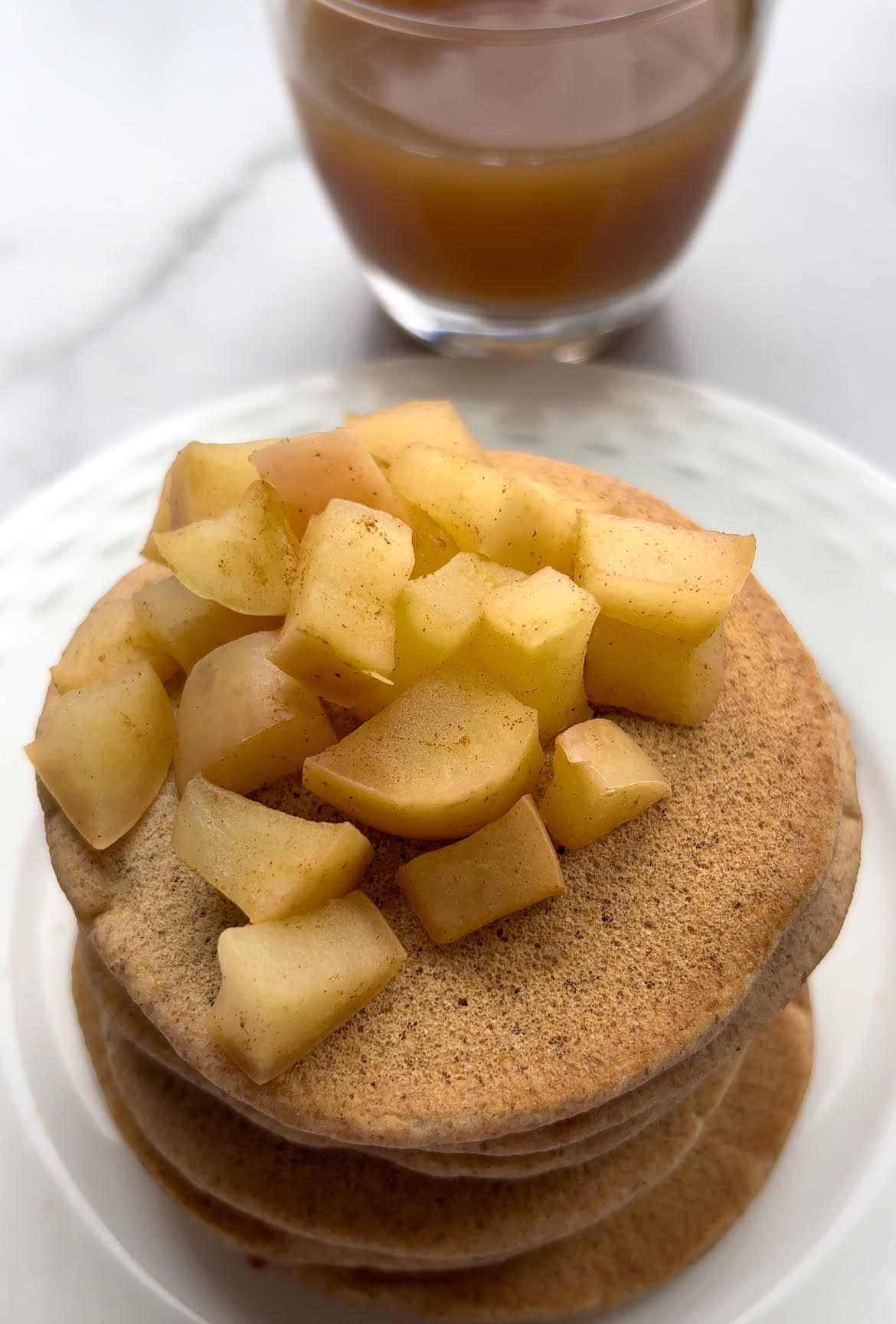 Apple Cider Pancakes (Gluten-Free, Dairy-Free, Vegan, No Sugar Added)