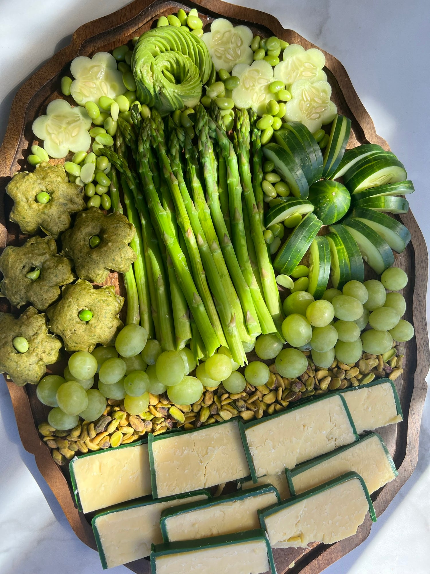 Gorgeous Green Charcuterie Board