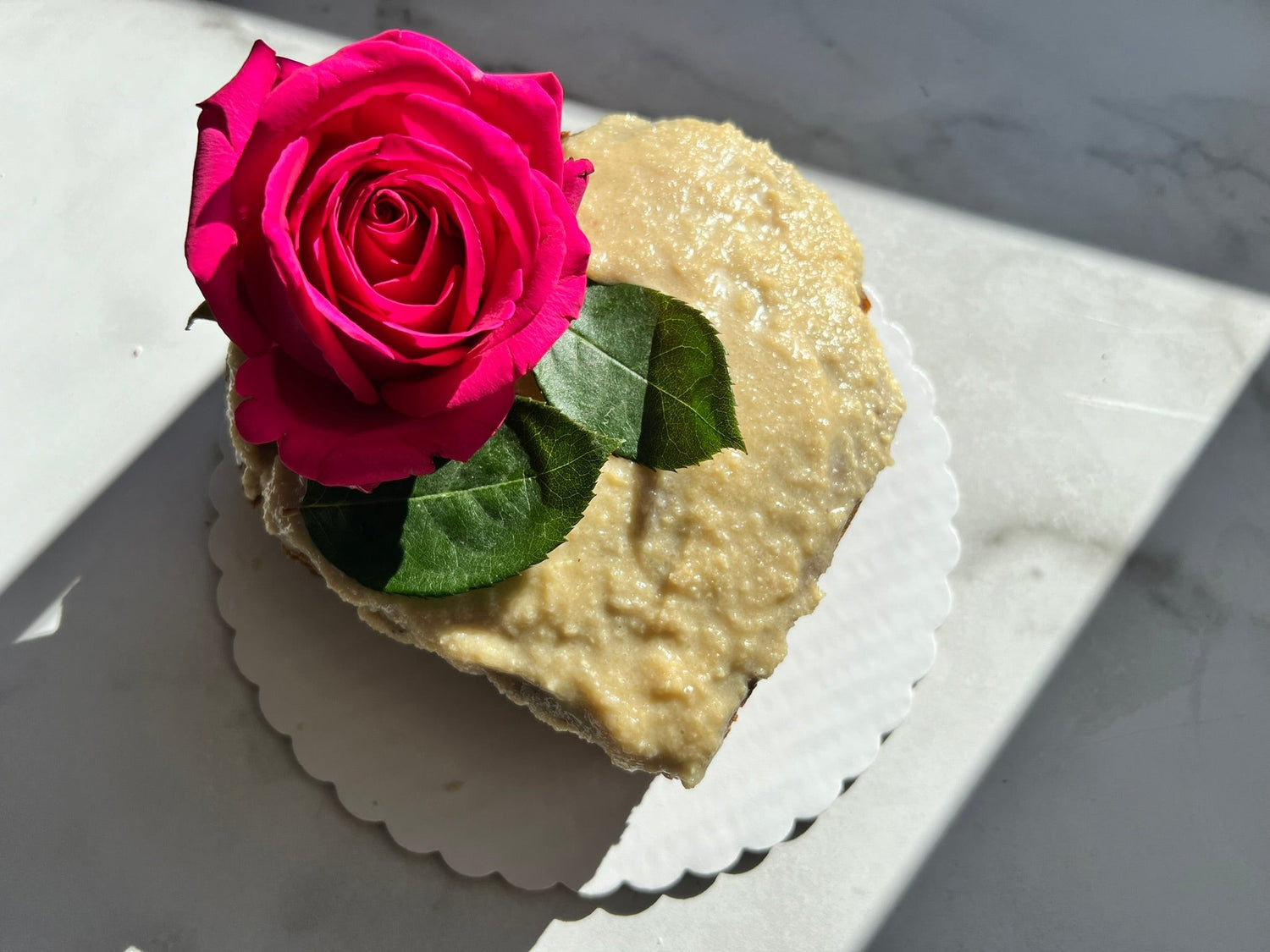 Easy Heart-Shaped Gluten-Free, Vegan Carrot Cake