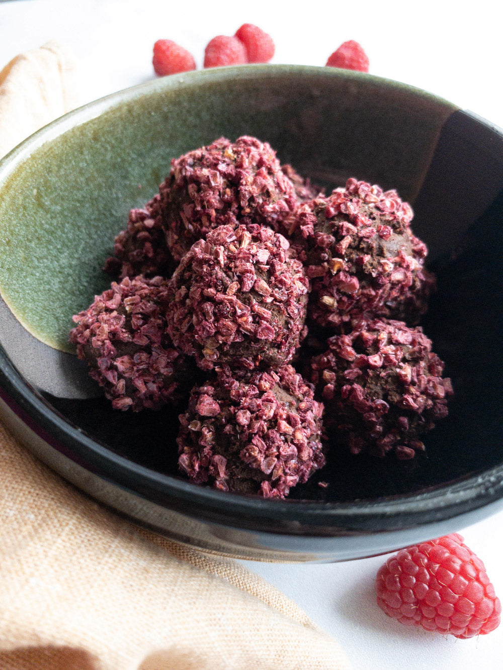 Organic Raspberry Truffles