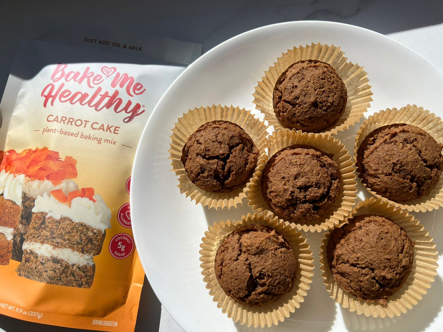 Gluten-Free, Plant-Based Pumpkin Carrot Cake Cupcakes
