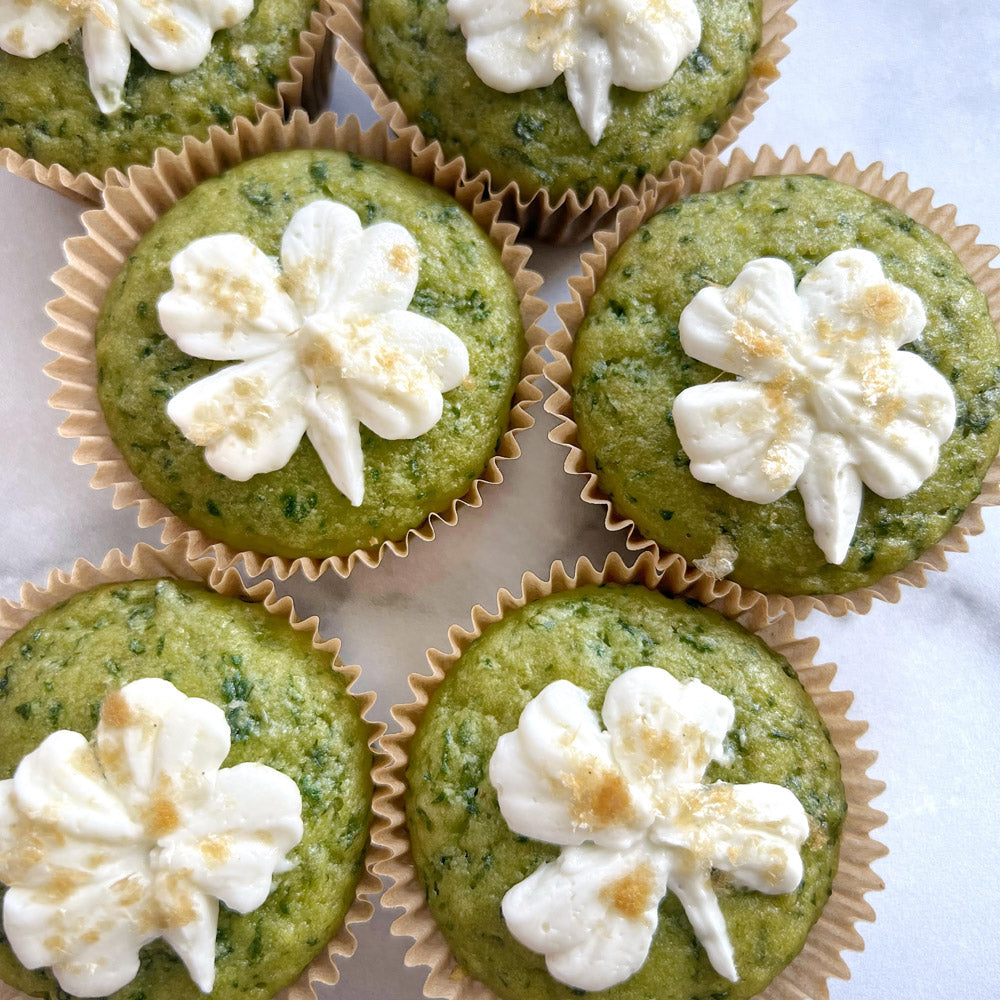 St. Paddy's Day Spinach Cupcakes