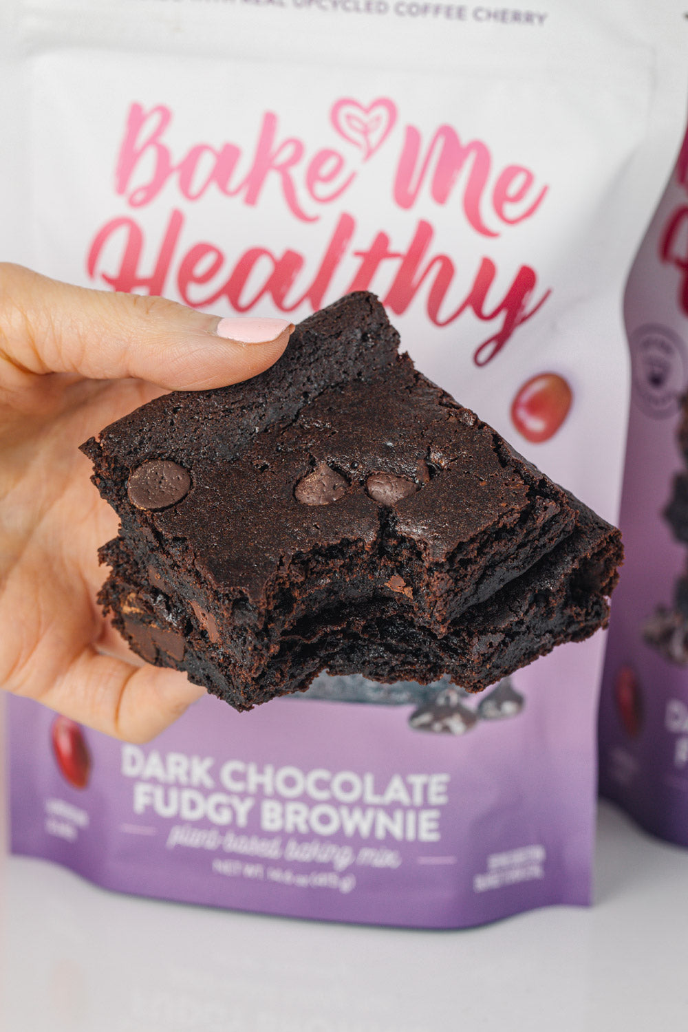 Bake Me Healthy Allergy-Friendly Dark Chocolate Fudgy Brownie Plant-Based Baking Mix