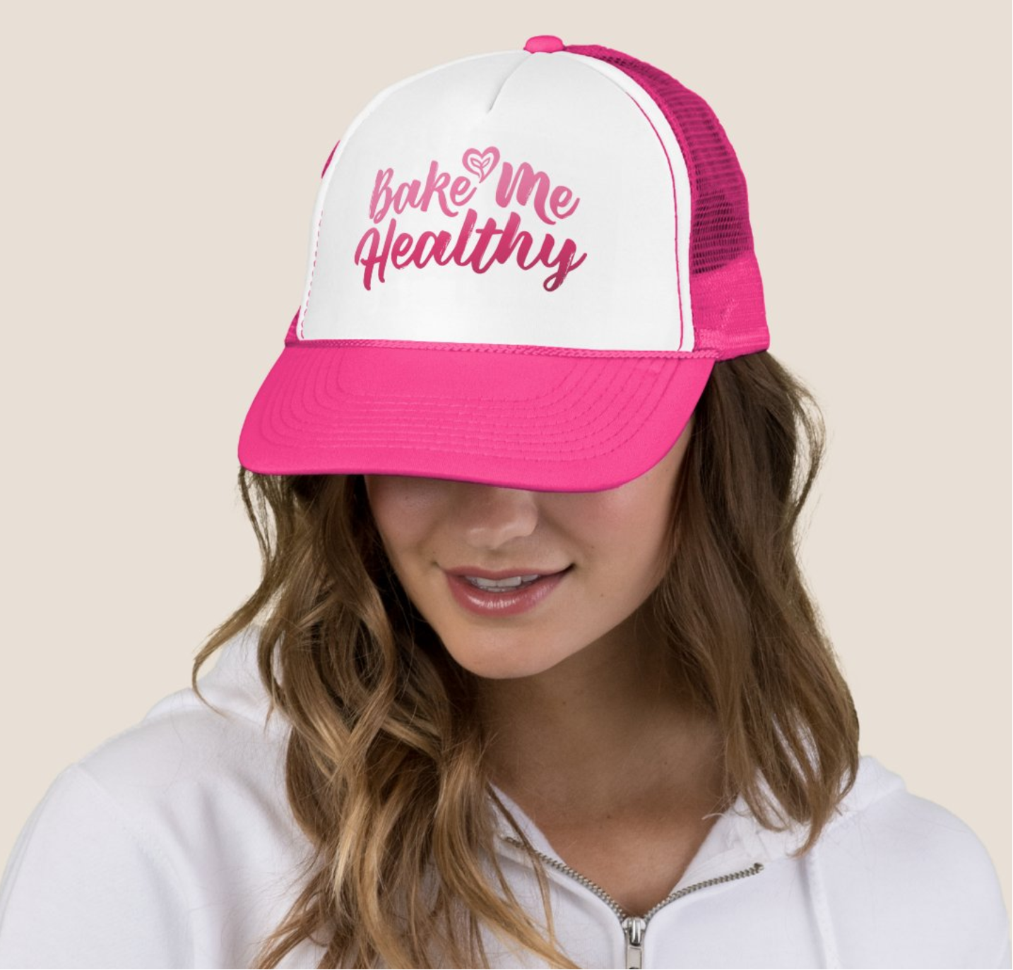 Bake Me Healthy Trucker Hat