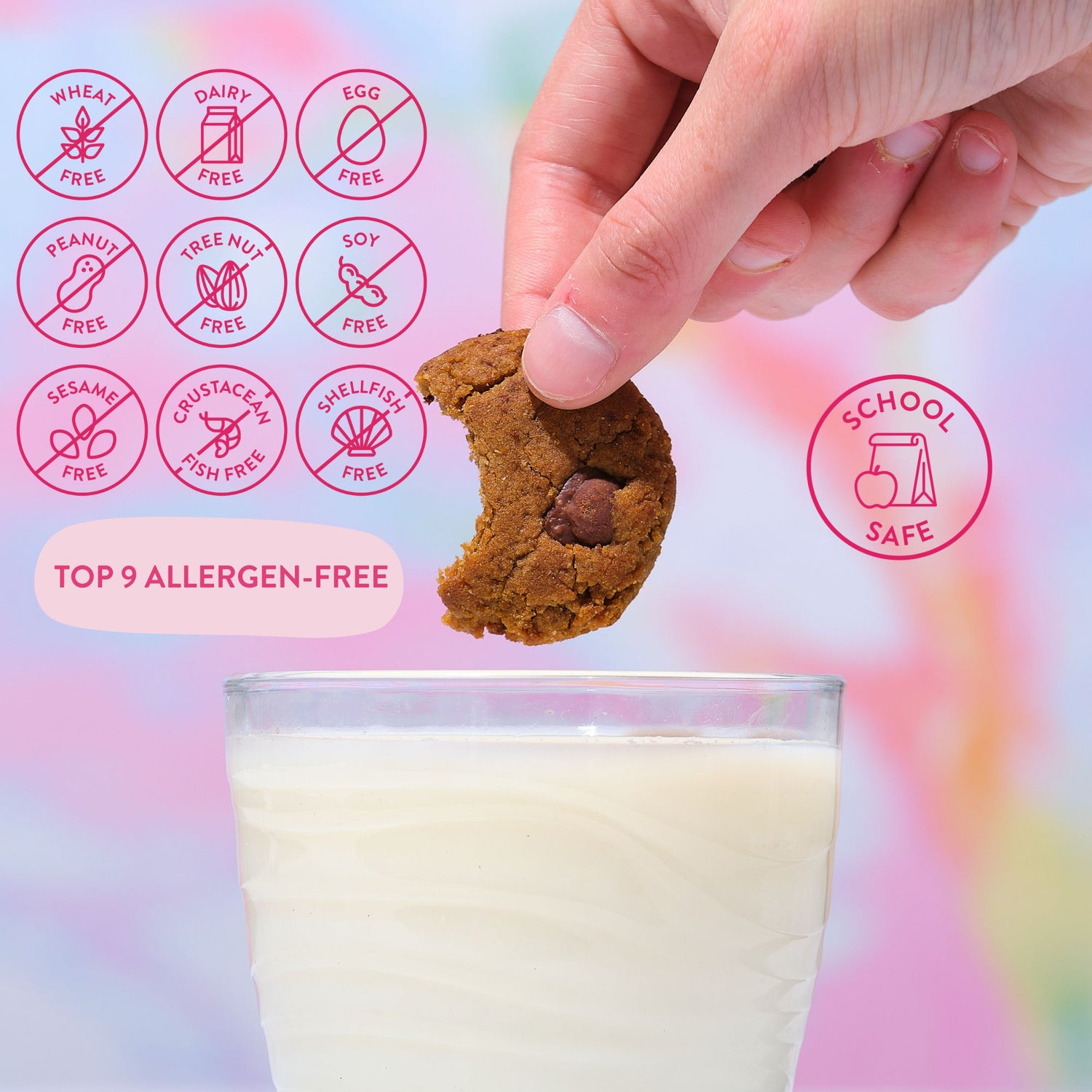 Dark Chocolate Chip Cookies- 10 Snack Packs - Bake Me Healthy