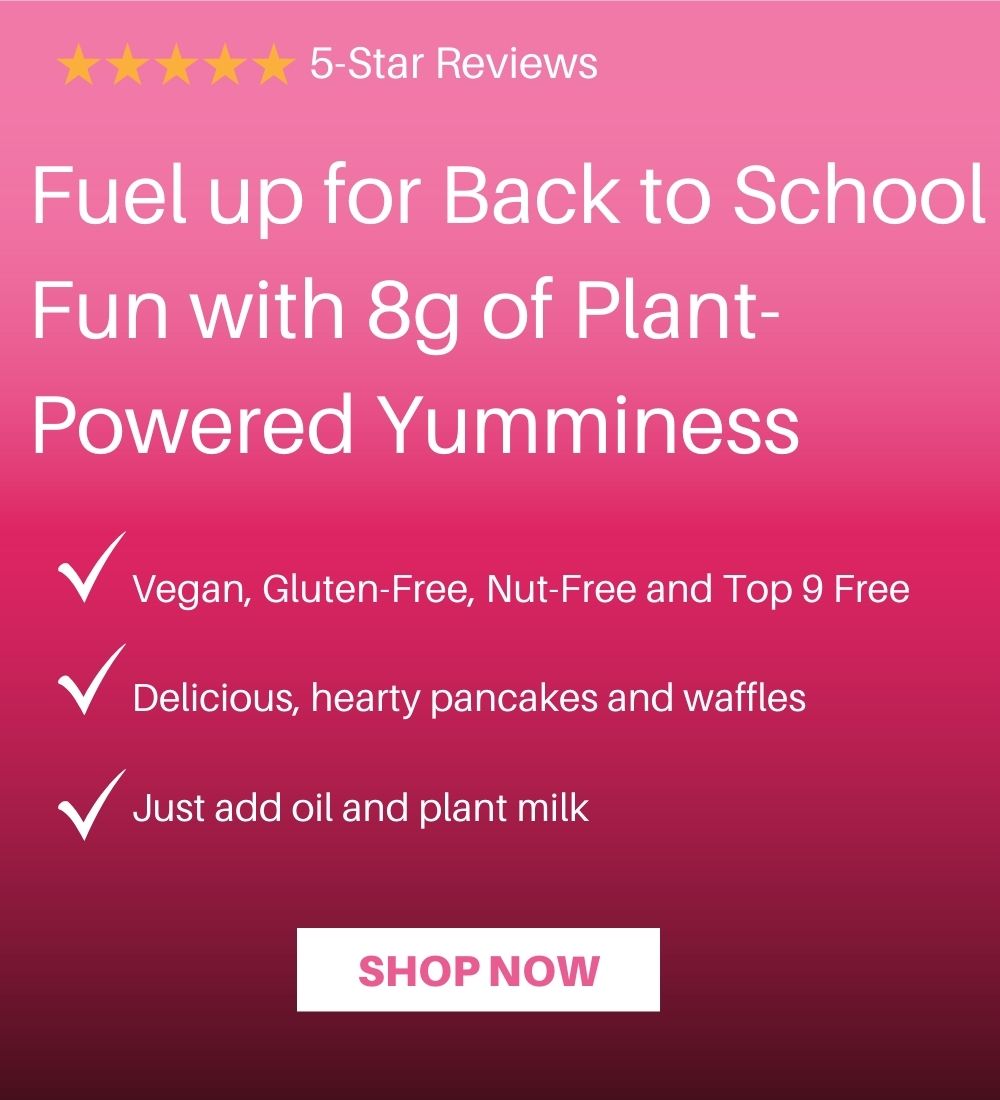 Bake Me Healthy Oatmeal Pancakes & Waffles Plant-Based Baking Mix Back to School