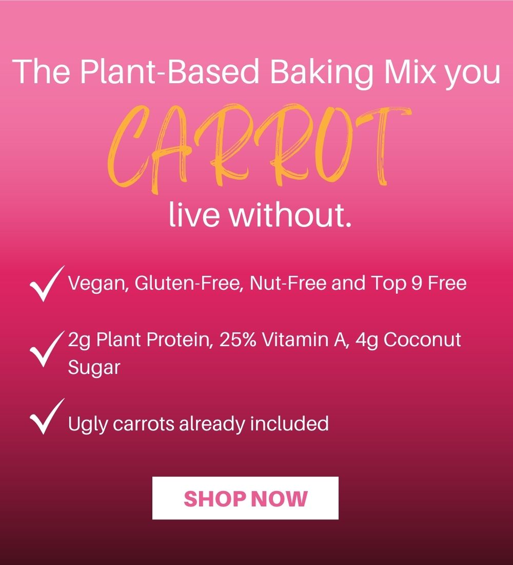 Bake Me Healthy Carrot Cake & Cupcakes Plant-Based Baking Mix Vegan Gluten-Free Sustainable