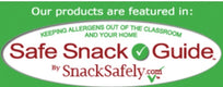 Our products are featured in Snack Safely Guide